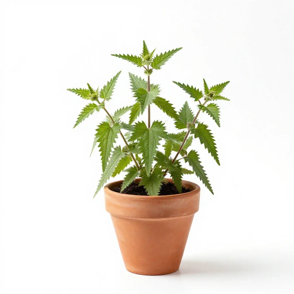 Wood nettle isolated on a white background