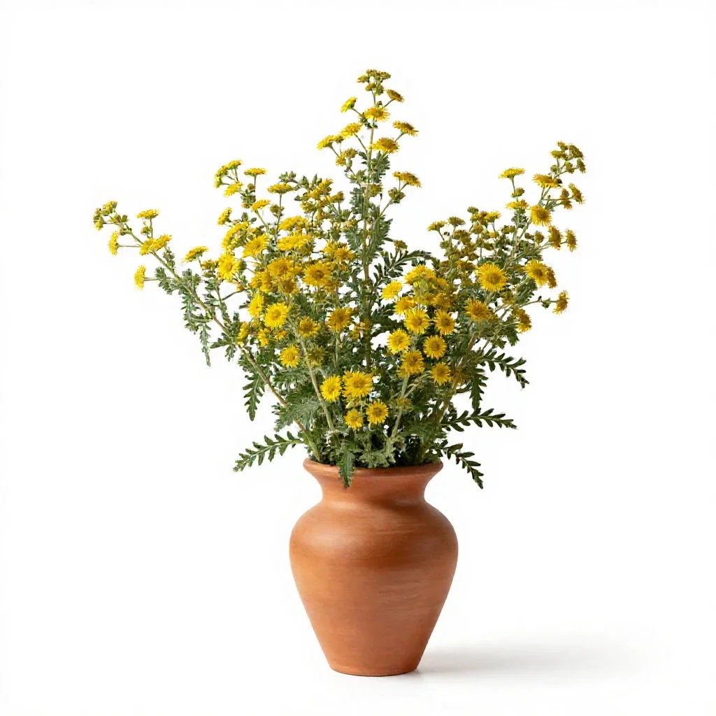 Wormwood isolated on a white background