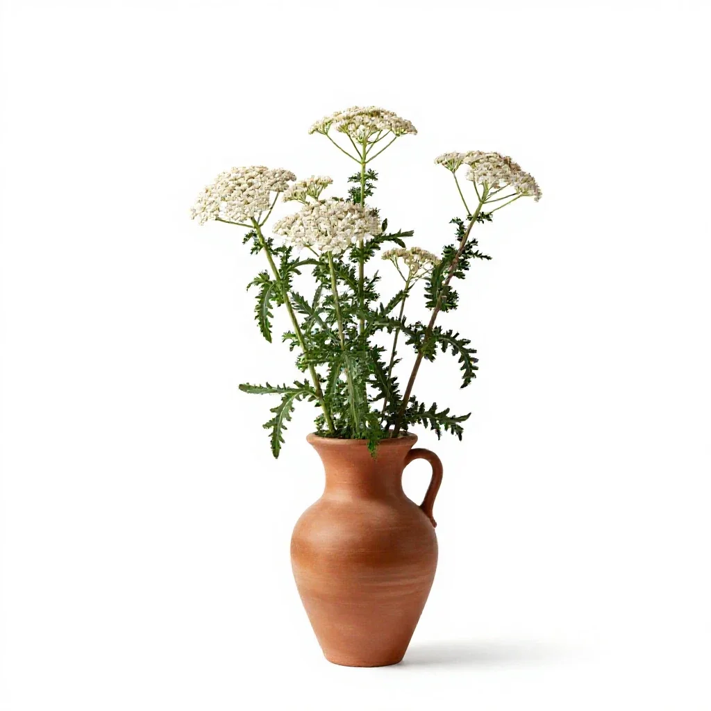 Yarrow isolated on a white background