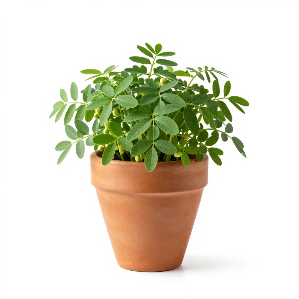 Alfalfa isolated on a white background