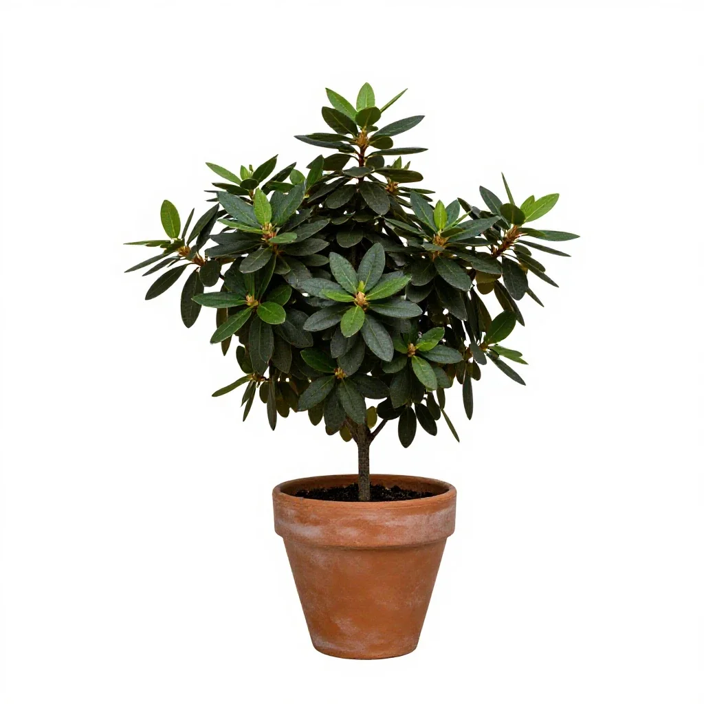 Alpine azalea isolated on a white background