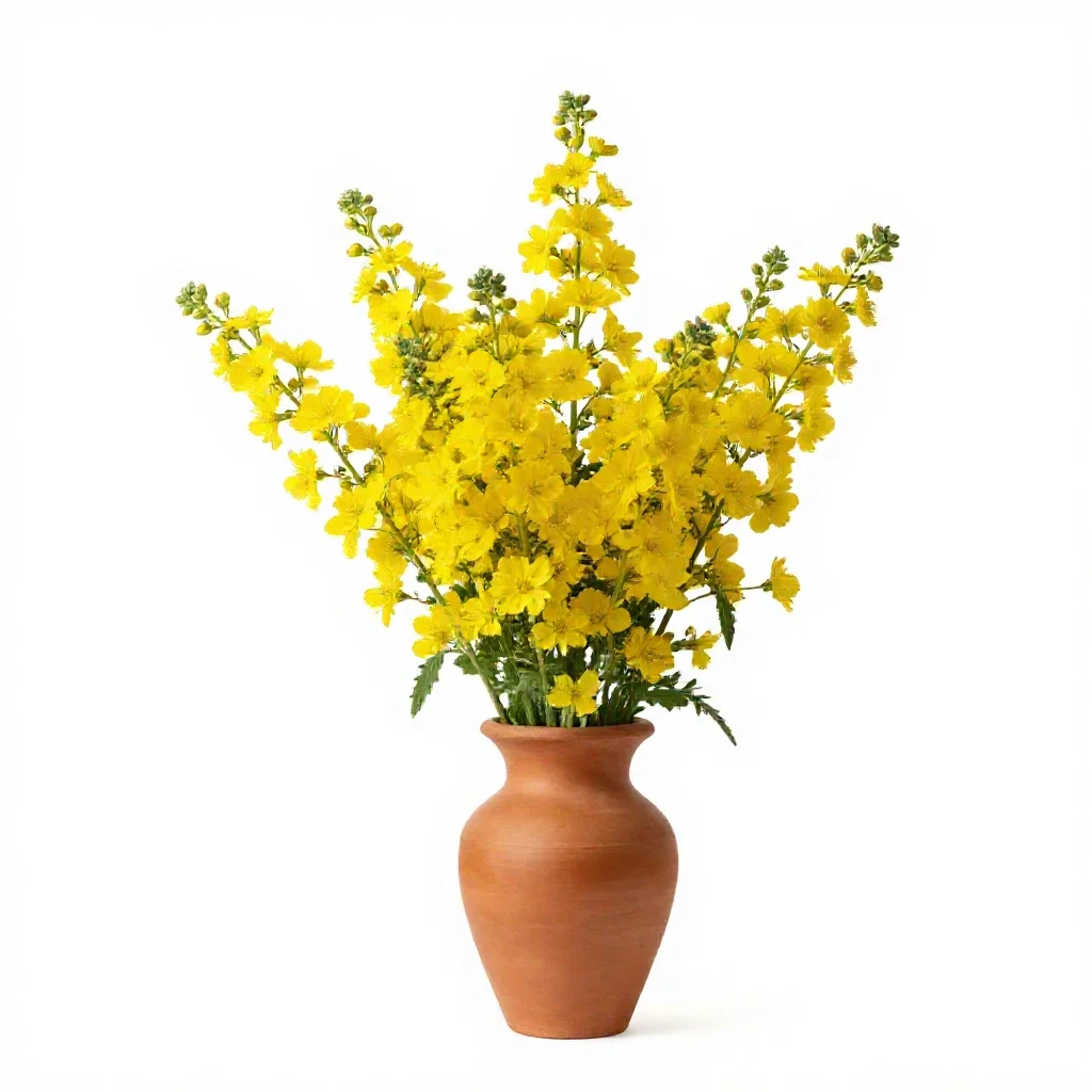 Andryala isolated on a white background