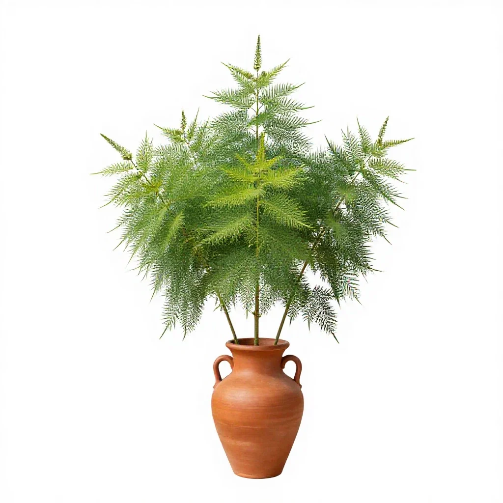 Artillery plant isolated on a white background