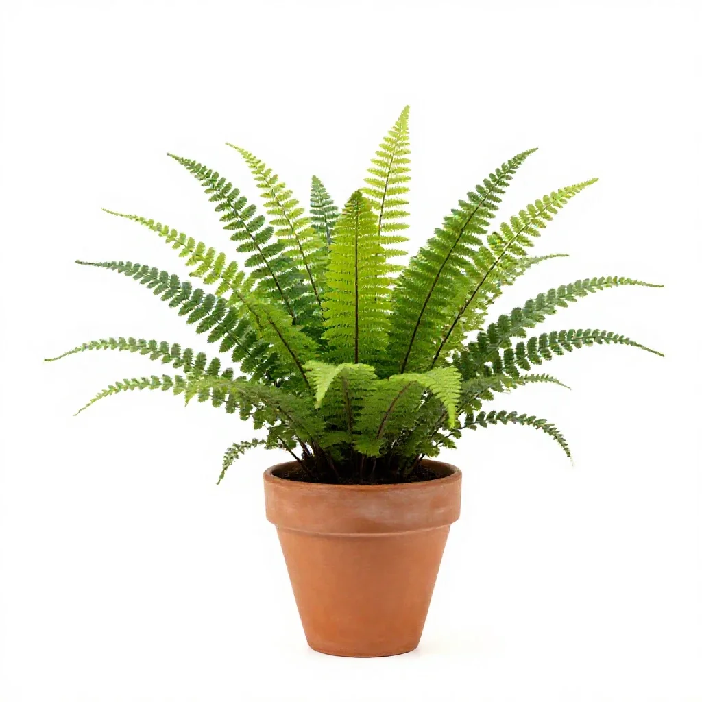 Asparagus fern isolated on a white background
