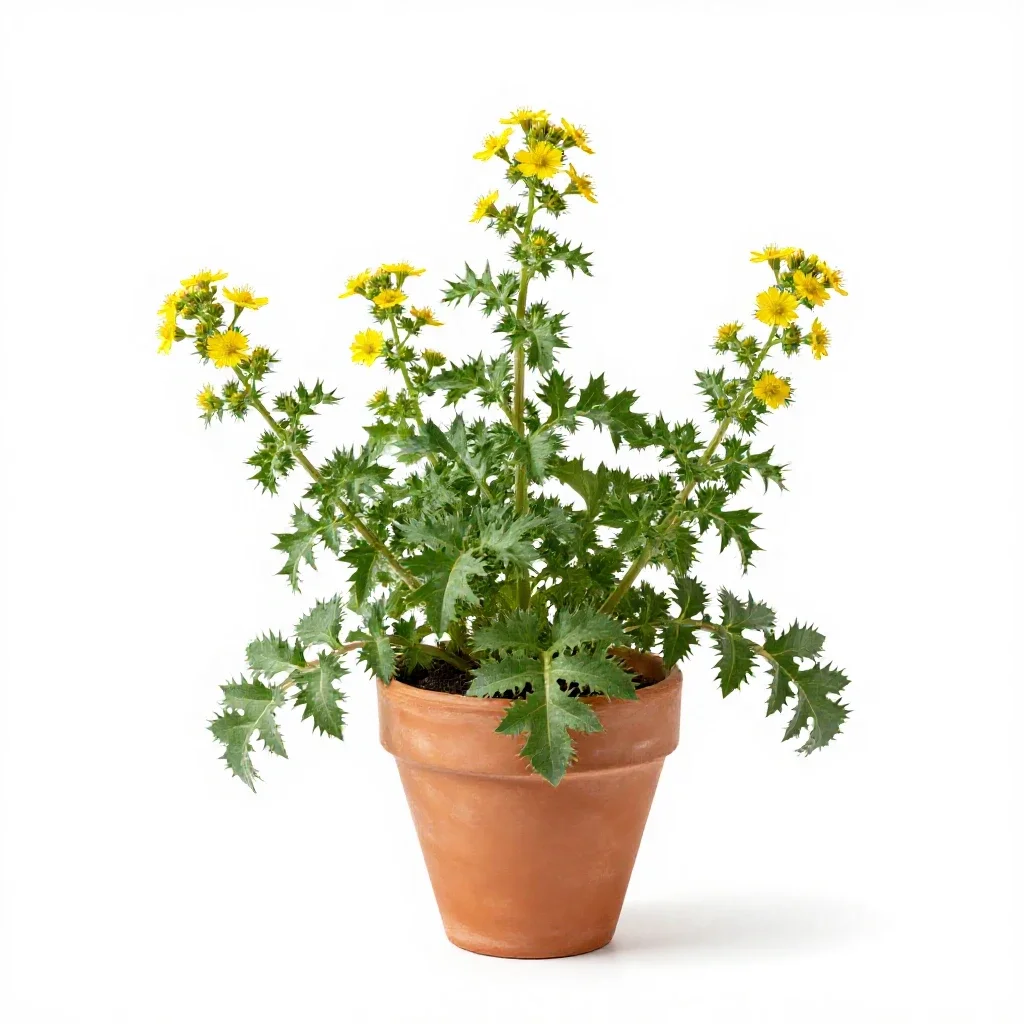 Oxtongue isolated on a white background