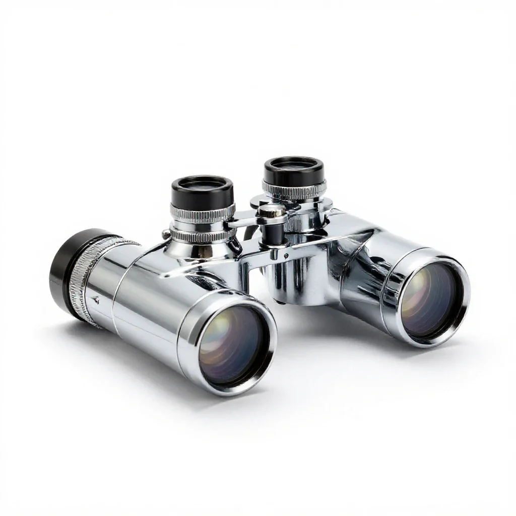 Captain's spyglass isolated on a white background