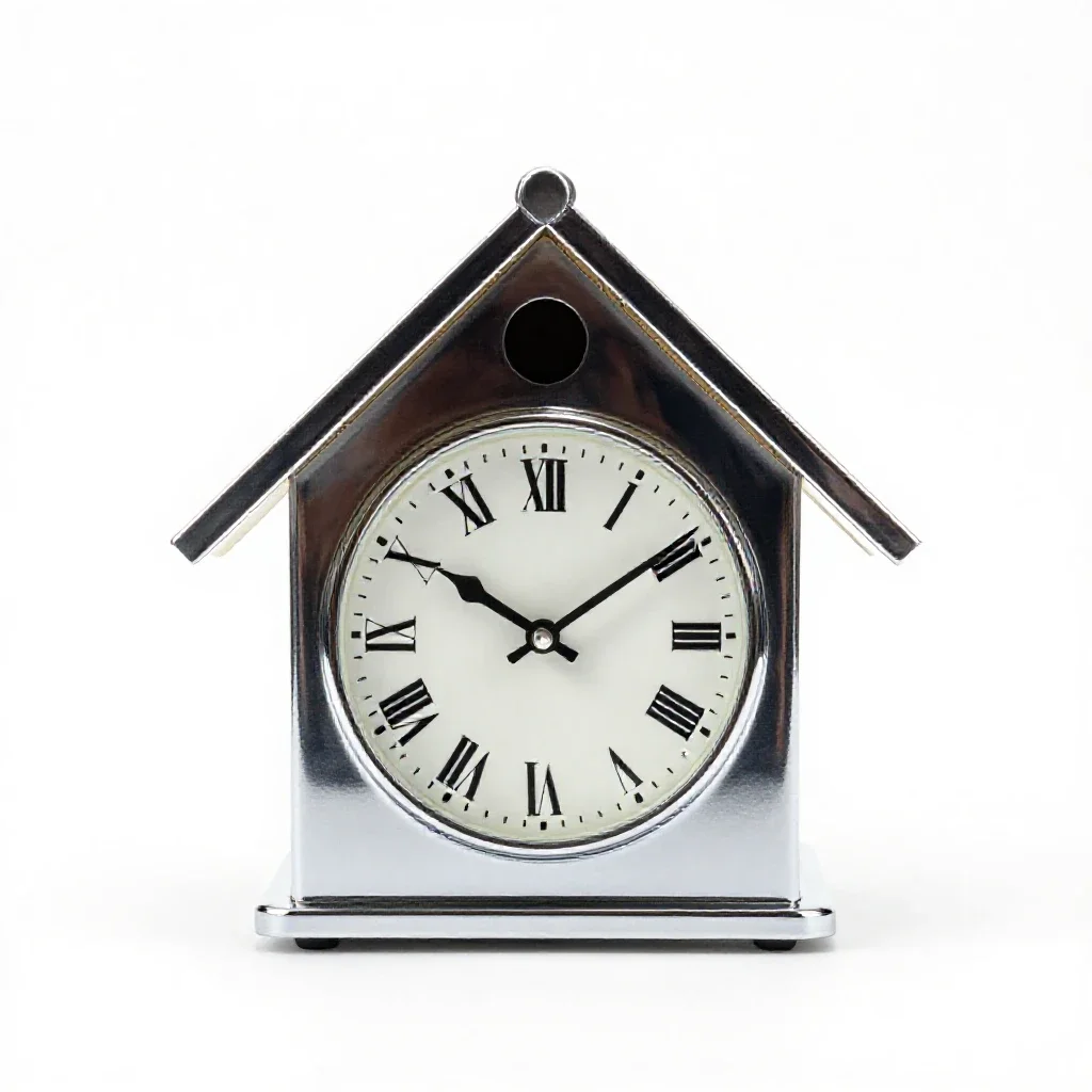 Cuckoo clock isolated on a white background