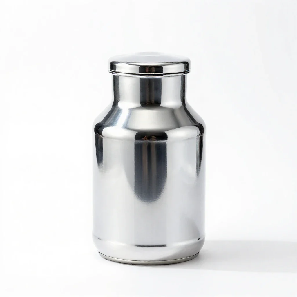 Milk churn isolated on a white background