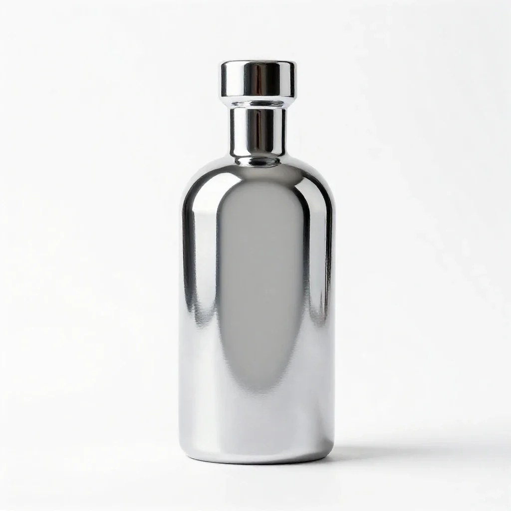 Ship in a bottle isolated on a white background
