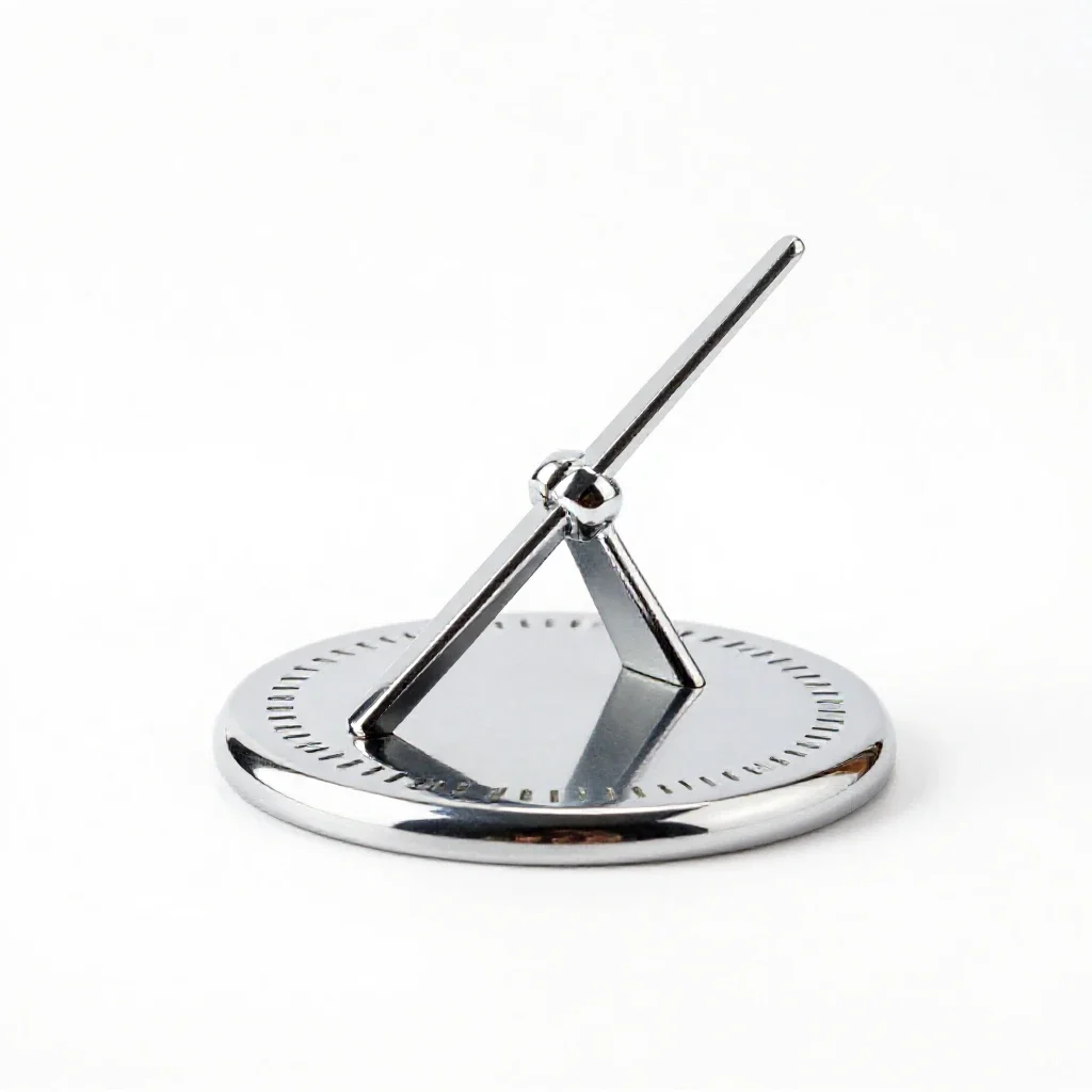 Sundial isolated on a white background