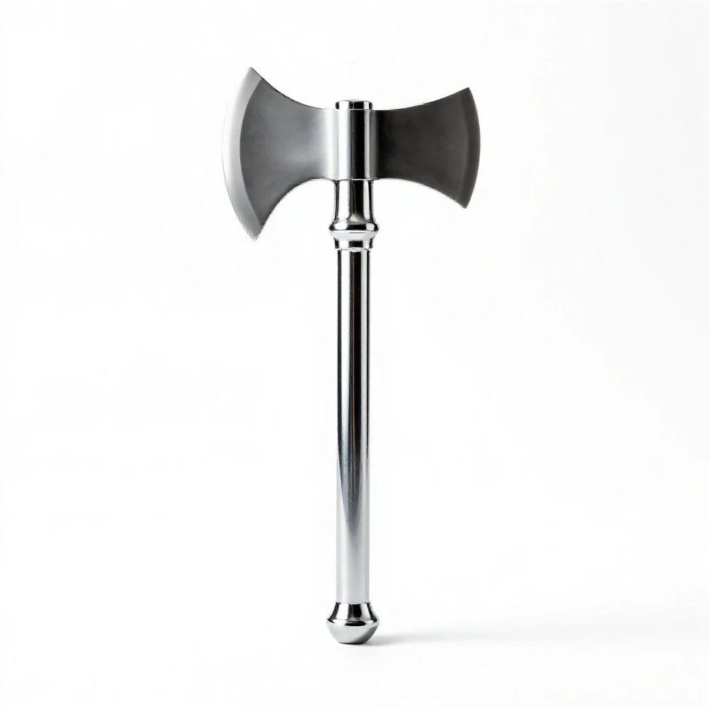 Battle axe isolated on a white background