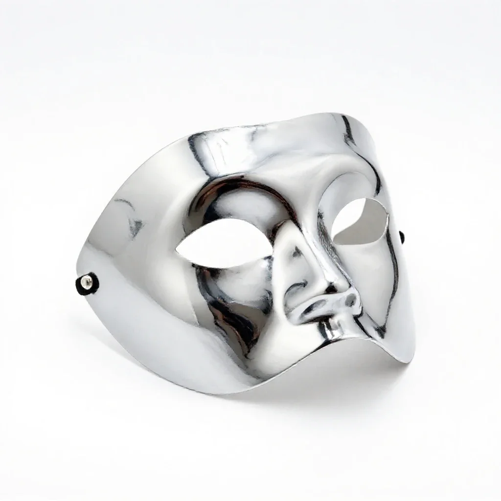 Ceremonial mask isolated on a white background