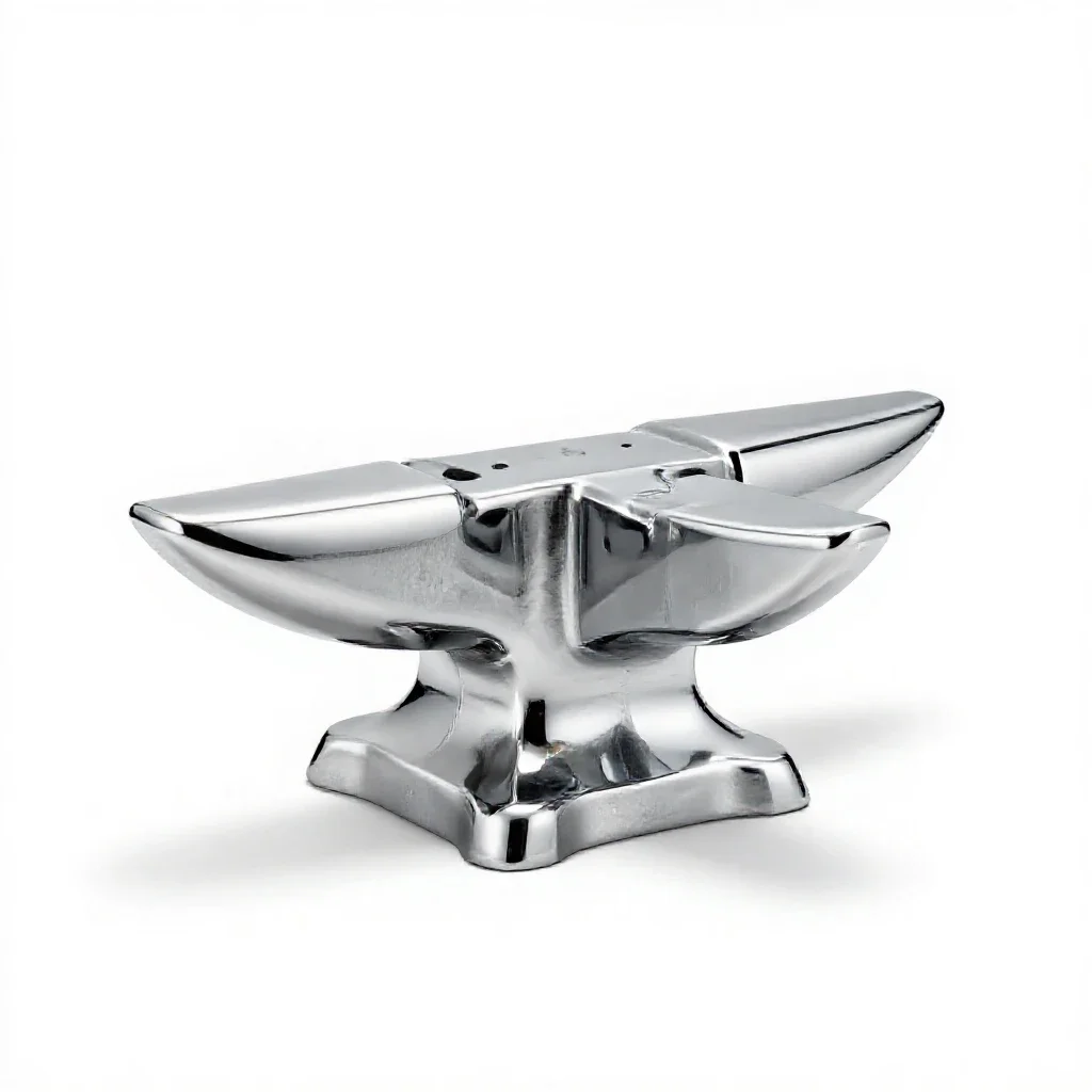 Dwarven forge anvil isolated on a white background