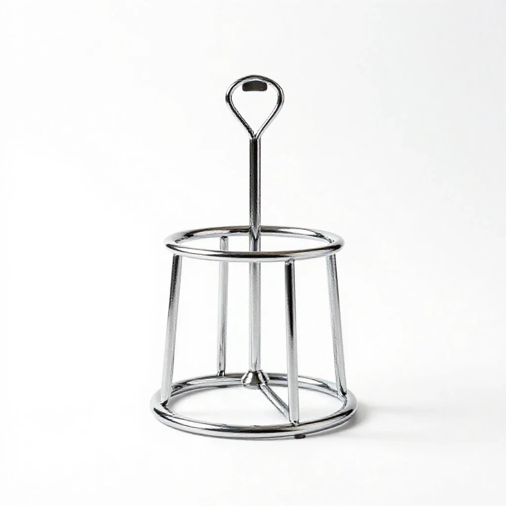 Potion bottle rack isolated on a white background