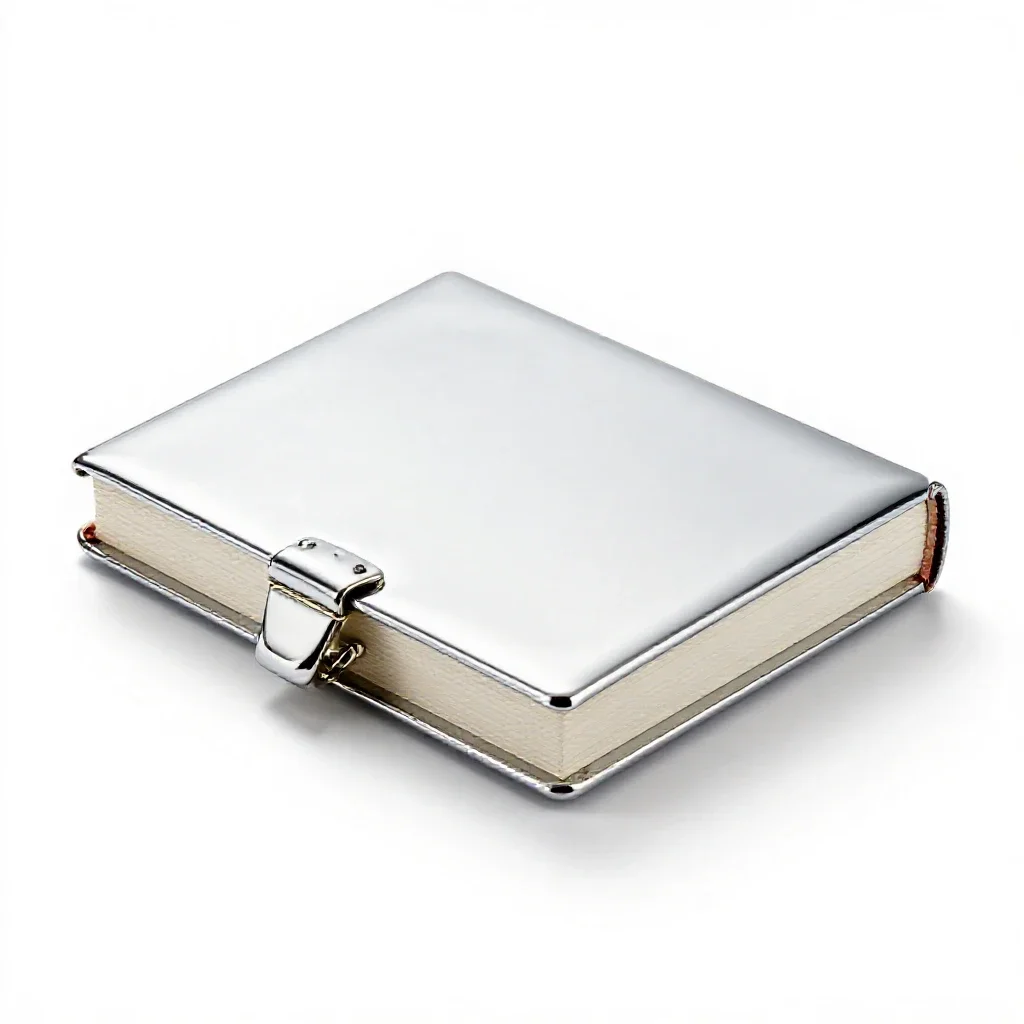 Spellbook with clasps isolated on a white background