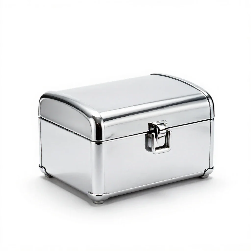 Treasure chest isolated on a white background
