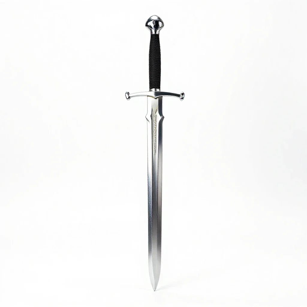 Two-handed greatsword isolated on a white background