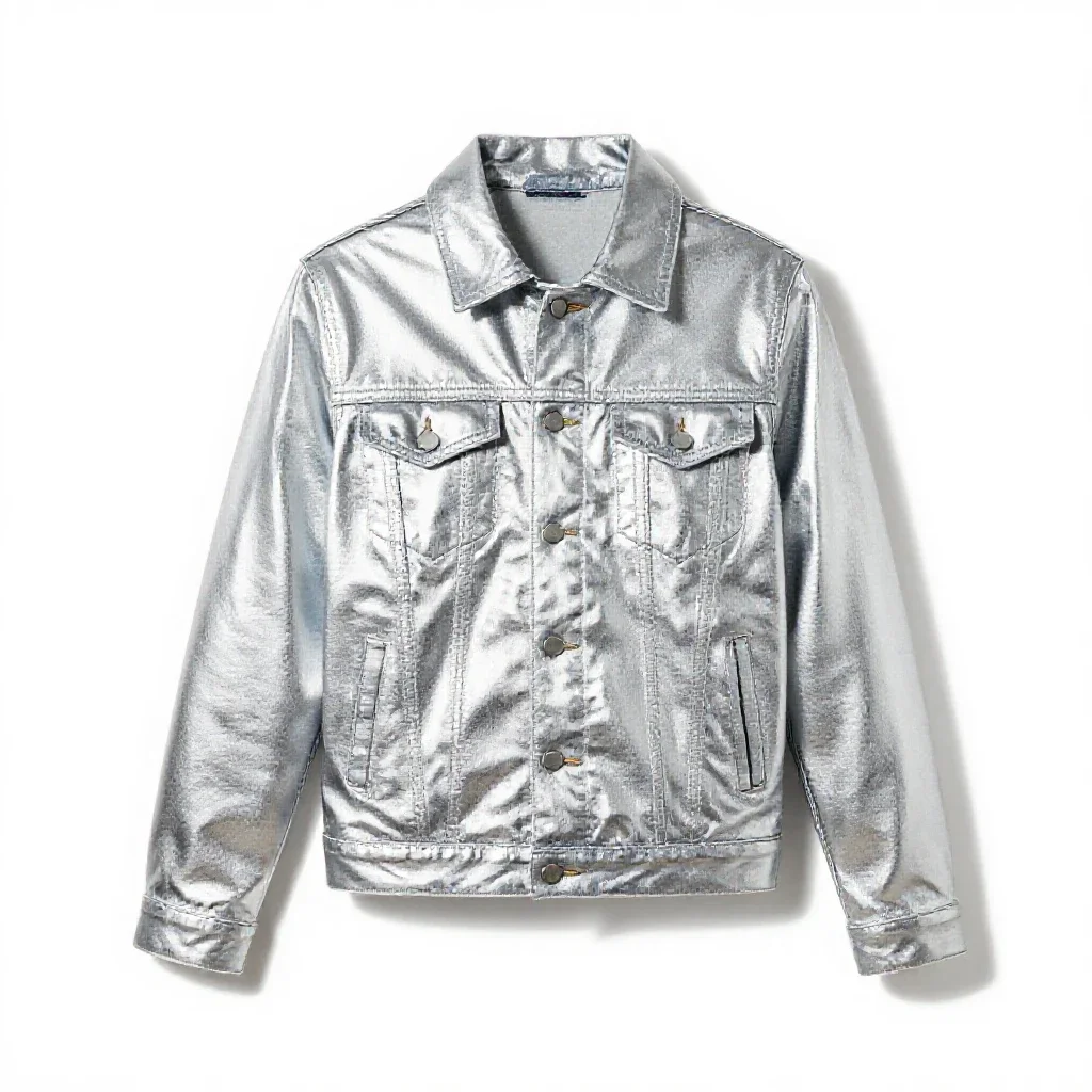 Denim jacket isolated on a white background