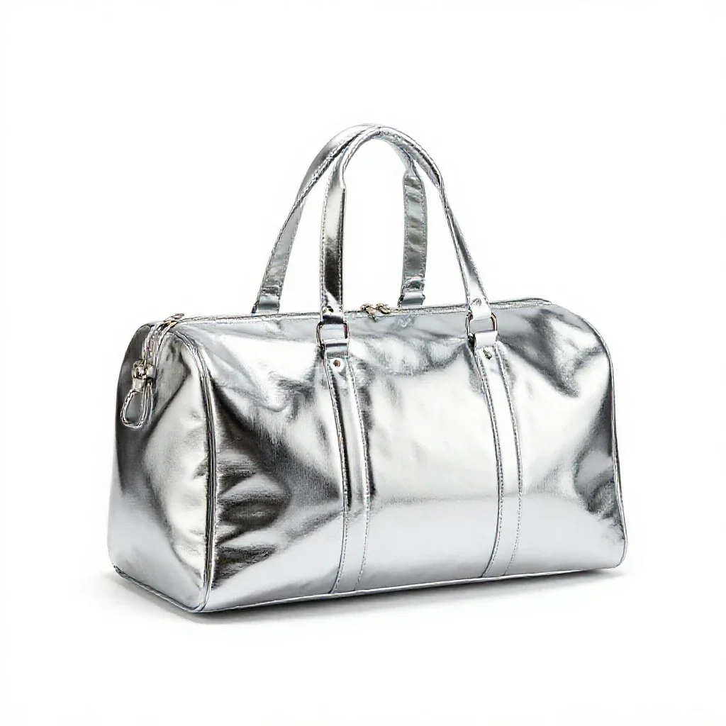 Duffel bag isolated on a white background