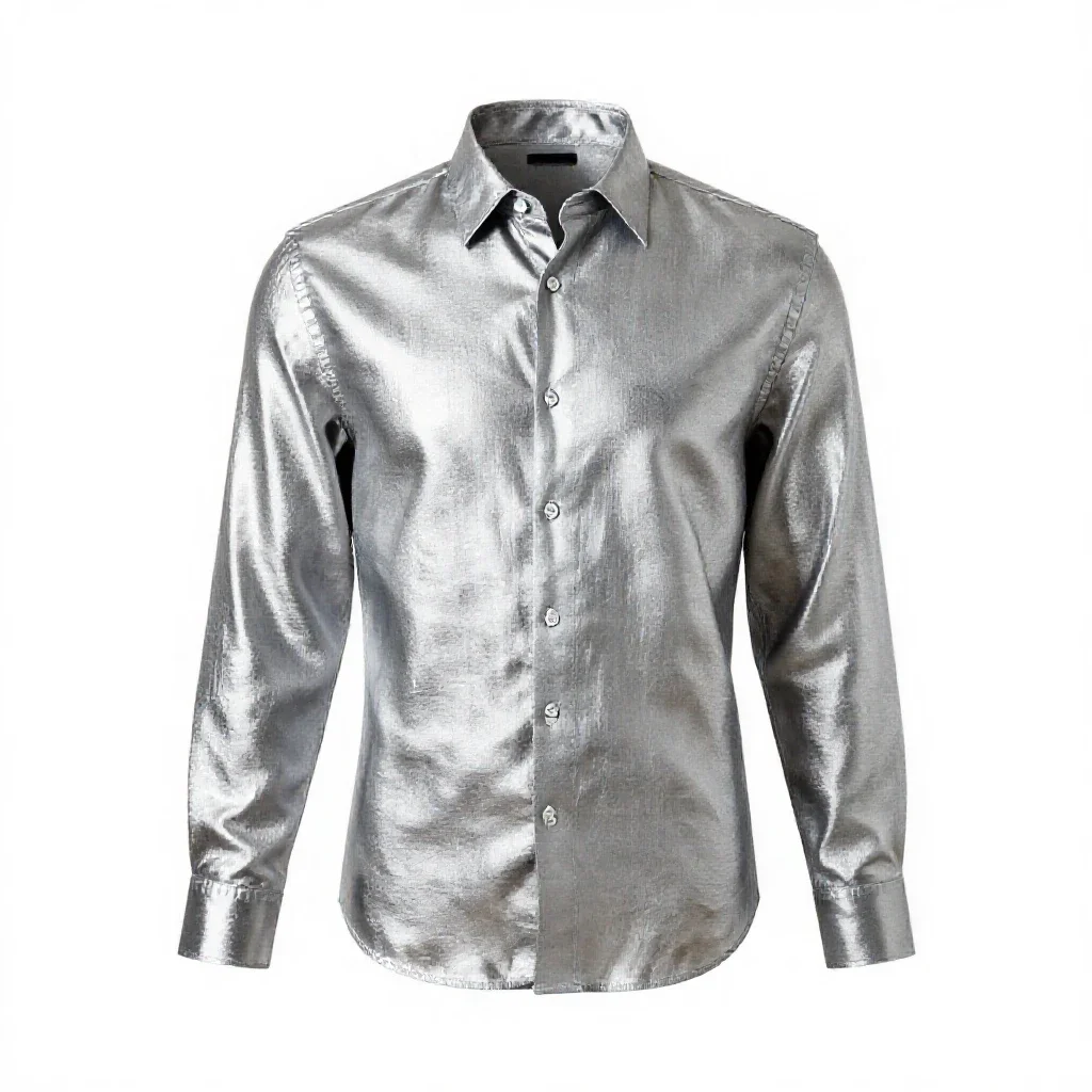 Linen shirt isolated on a white background