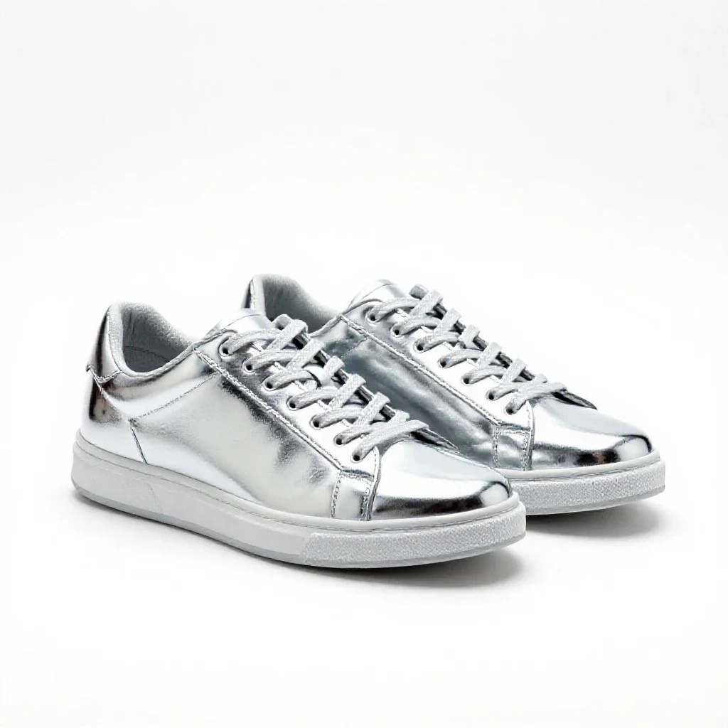 Pair of sneakers isolated on a white background