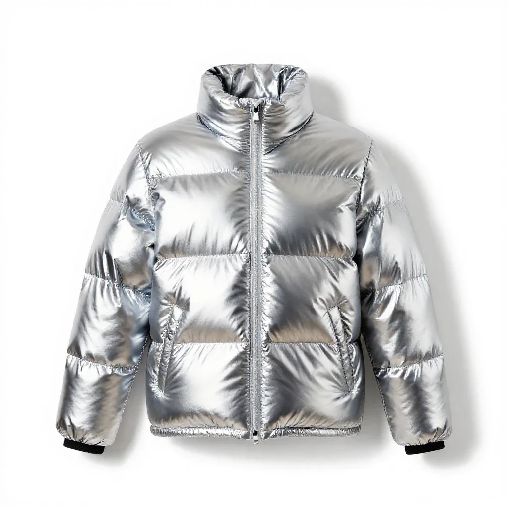 Puffer jacket isolated on a white background