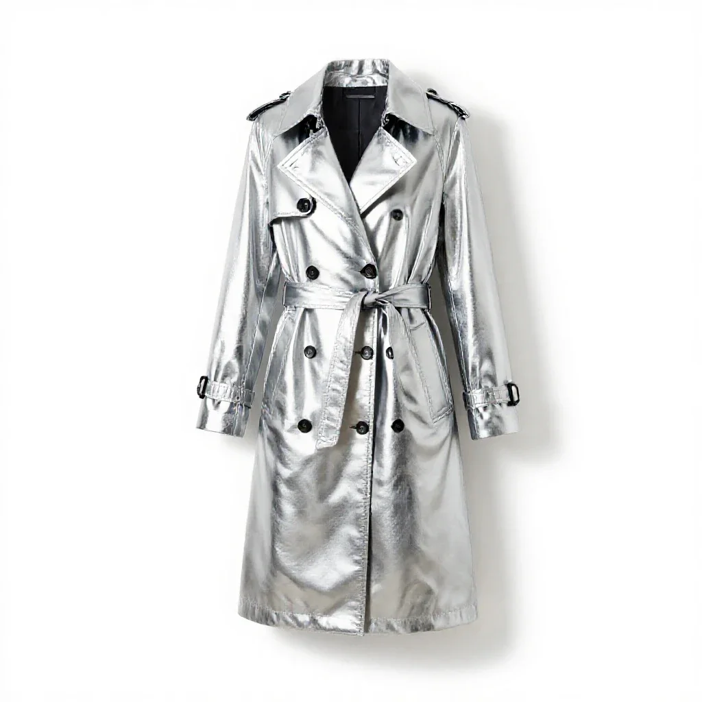 Trench coat isolated on a white background