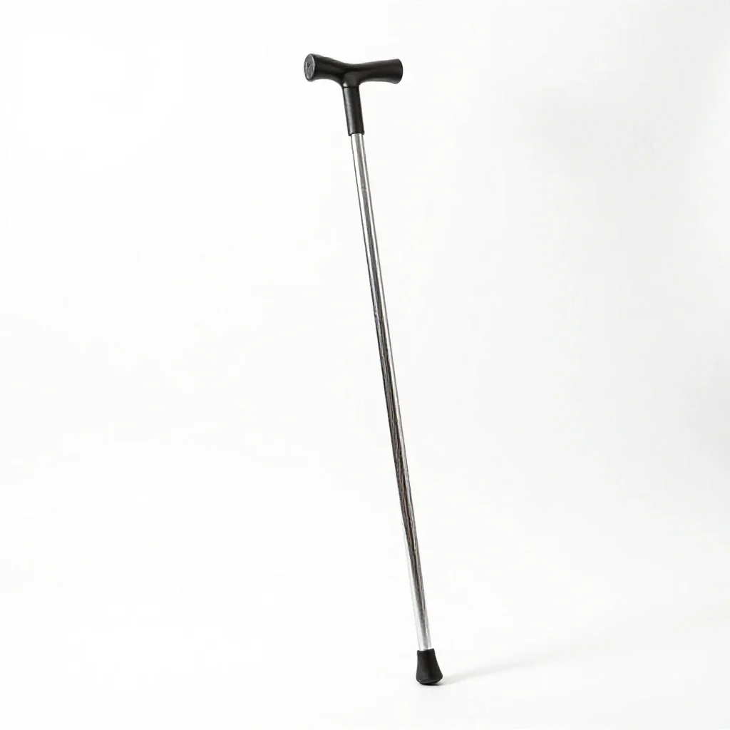 Walking cane isolated on a white background