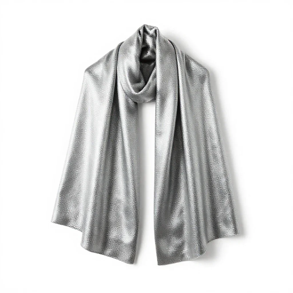 Woollen shawl isolated on a white background