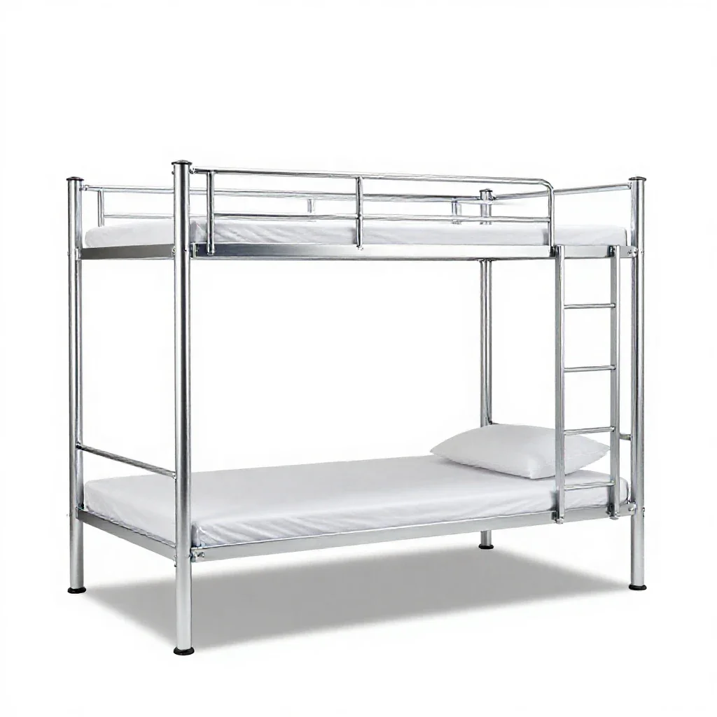 Bunk bed isolated on a white background
