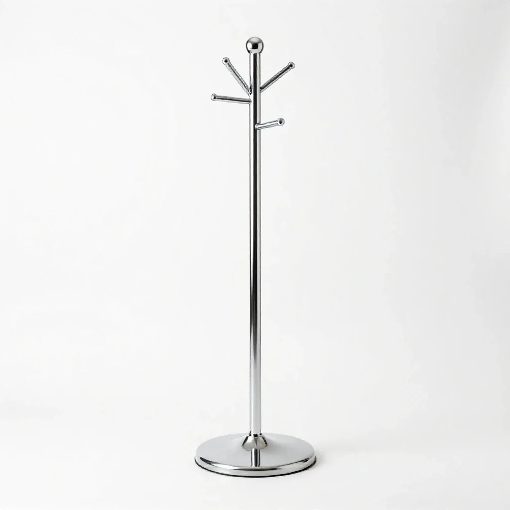 Coat stand isolated on a white background