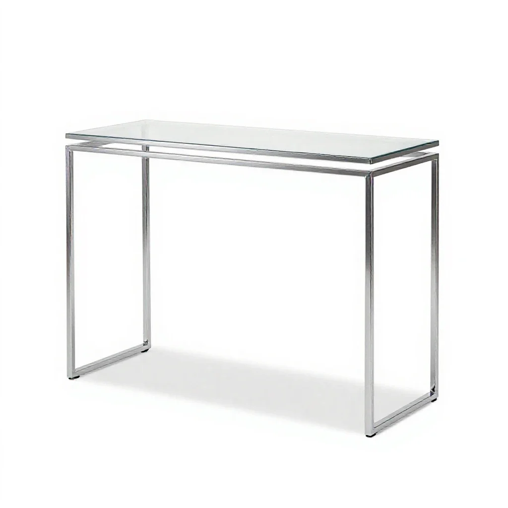 Console table isolated on a white background