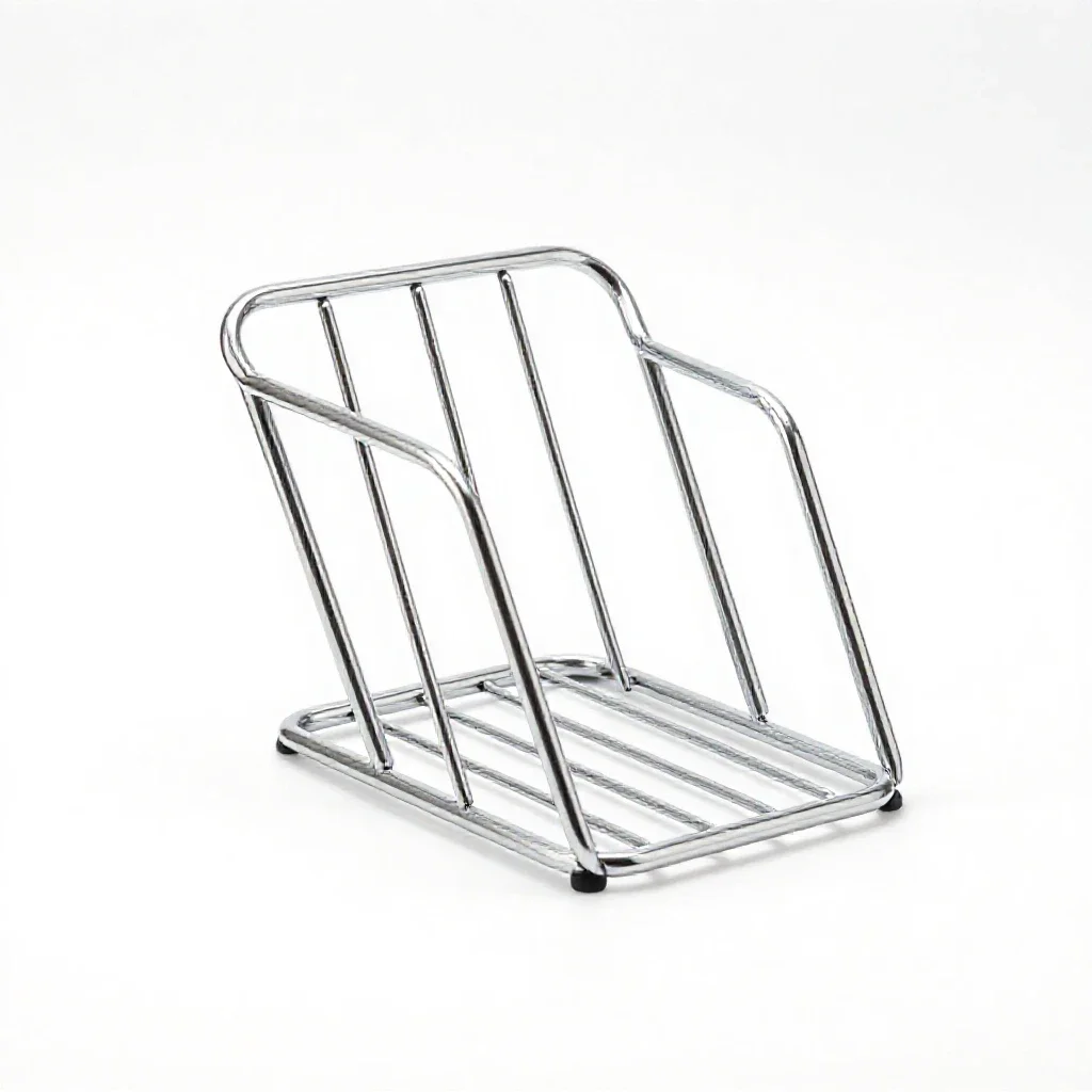 Magazine rack isolated on a white background