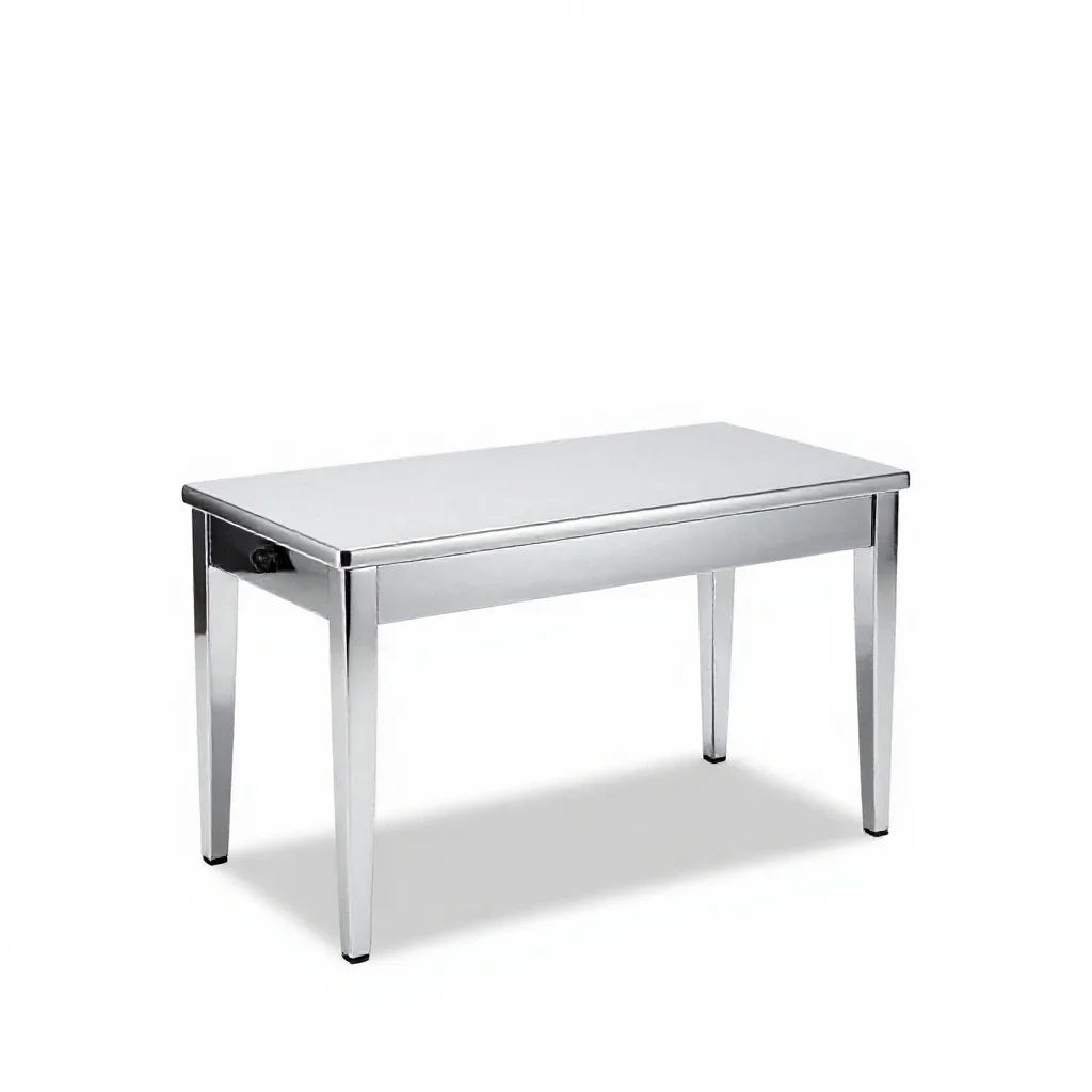 Piano bench isolated on a white background