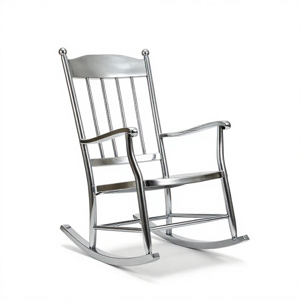 Rocking chair isolated on a white background