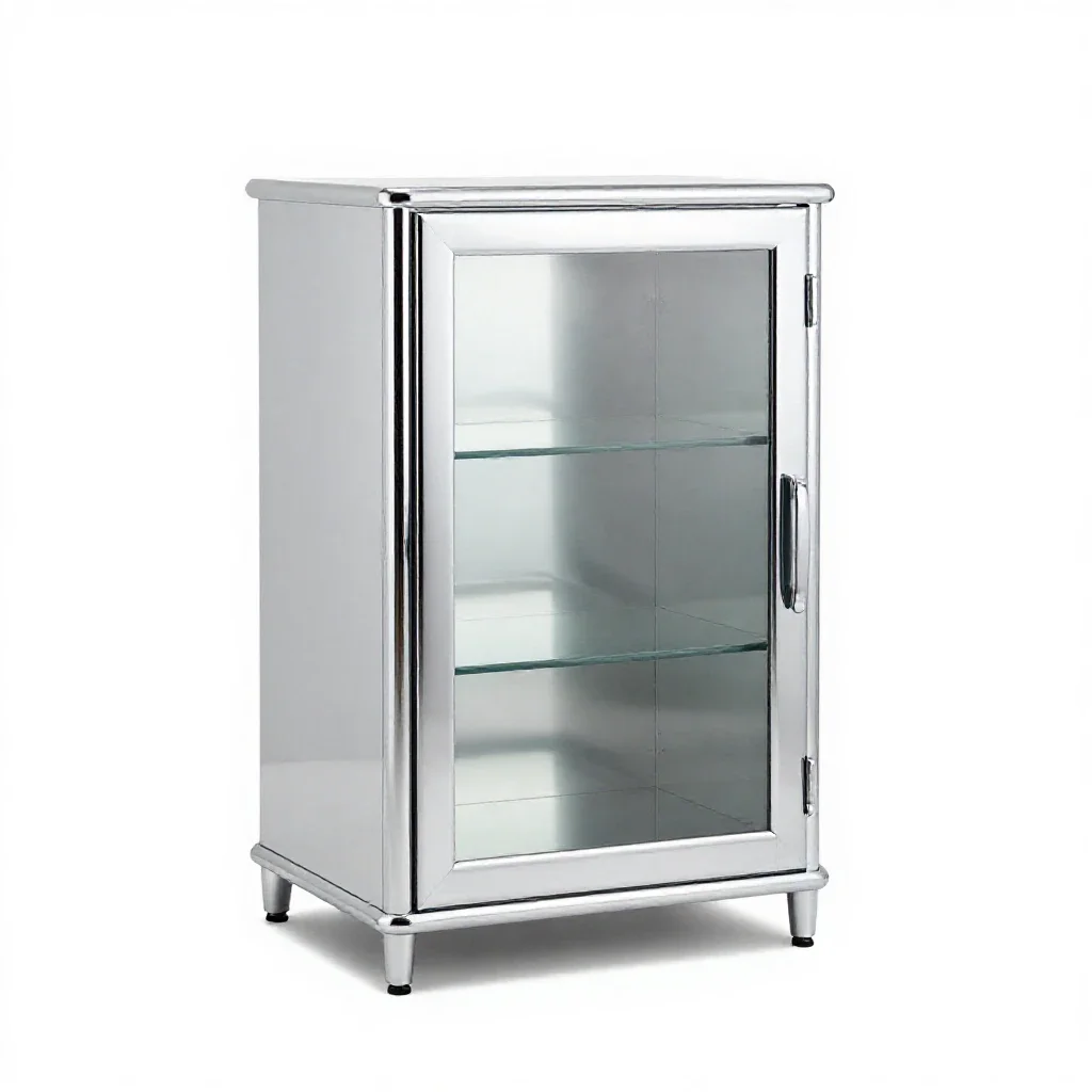 Apothecary cabinet isolated on a white background