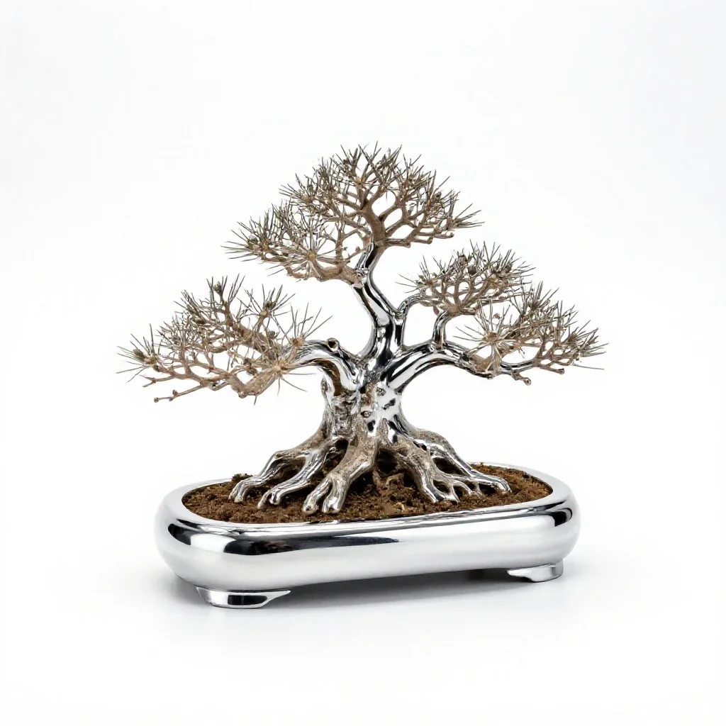 Bonsai training kit isolated on a white background