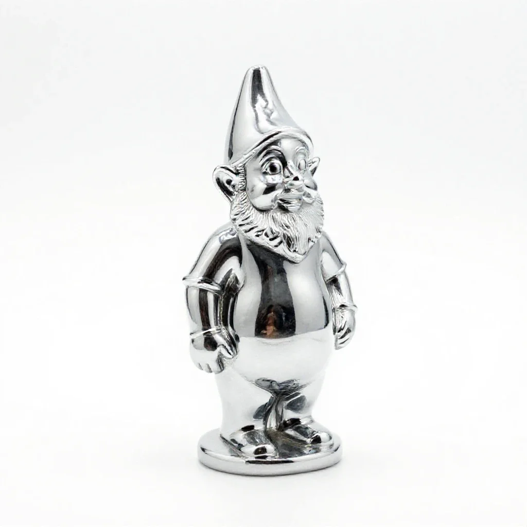 Garden gnome isolated on a white background