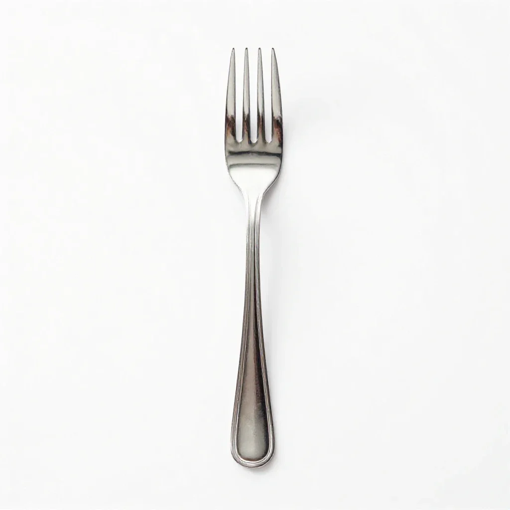 Hand fork isolated on a white background