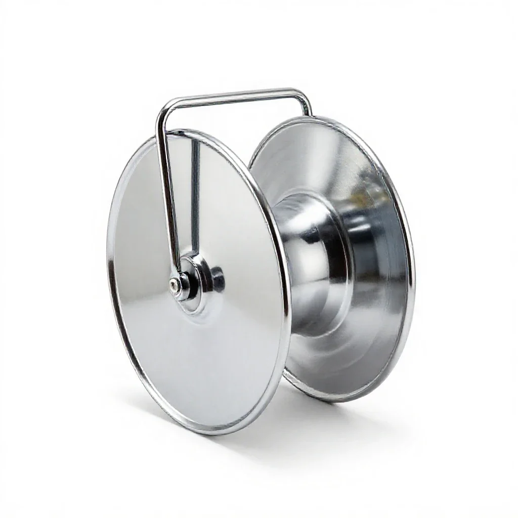 Hose reel isolated on a white background