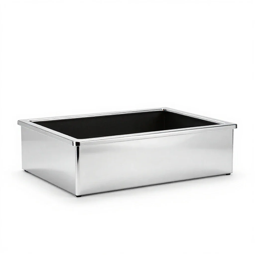 Raised garden bed isolated on a white background