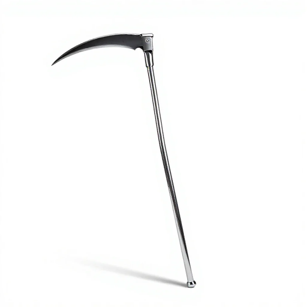 Scythe isolated on a white background