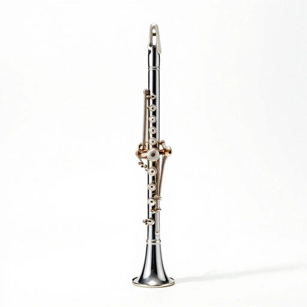 Clarinet isolated on a white background