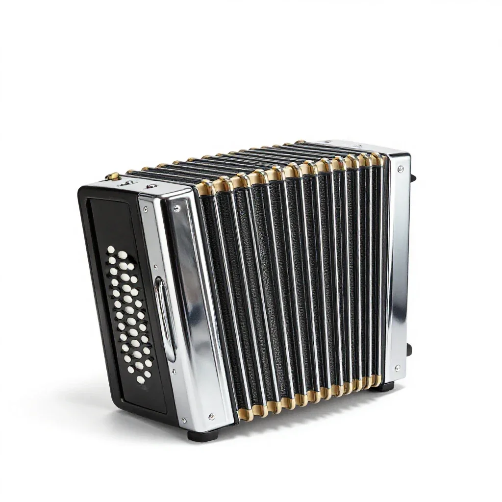 Concertina isolated on a white background