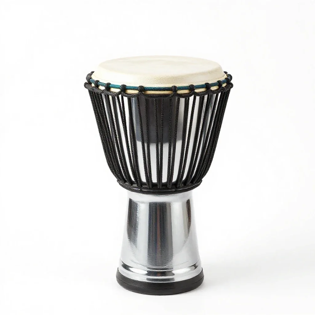 Djembe isolated on a white background