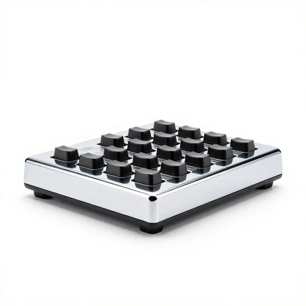 Drum machine isolated on a white background