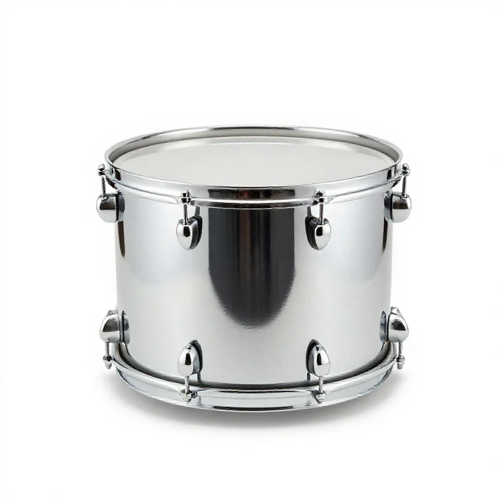 Floor tom isolated on a white background