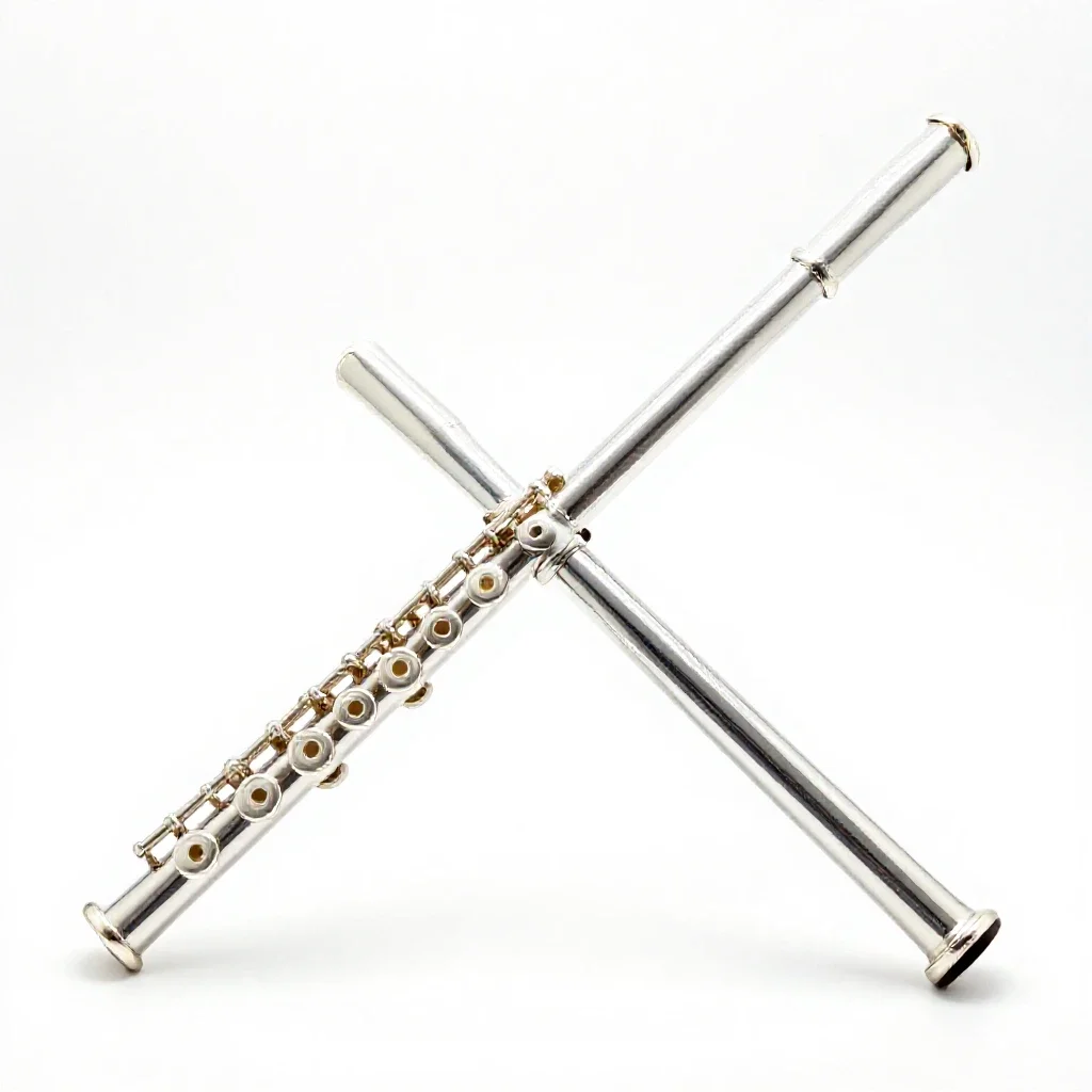Flute isolated on a white background