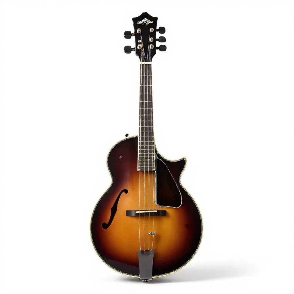 Mandolin isolated on a white background