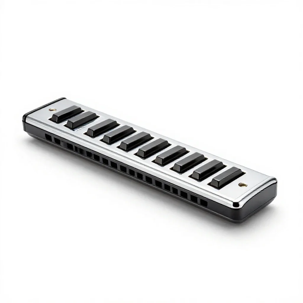 Melodica isolated on a white background